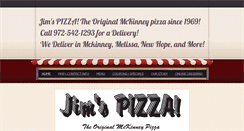 Desktop Screenshot of jimspizza.info